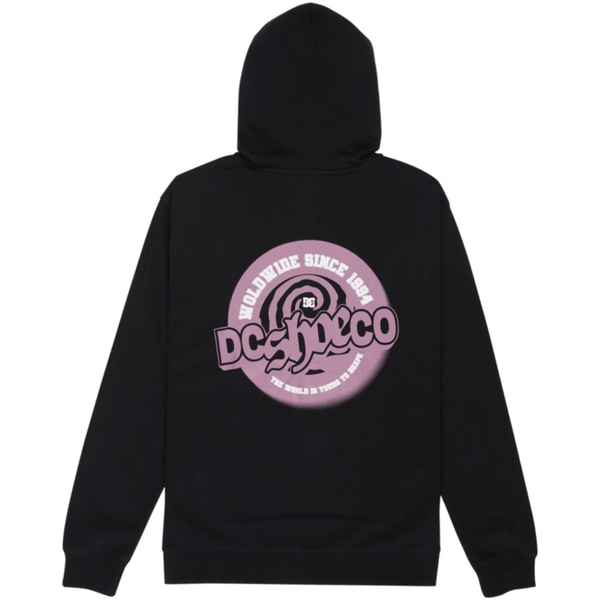2026 DC Shoes Mens Eye Of The Storm Zip Thru Hoodie EDYSF03282 - Black